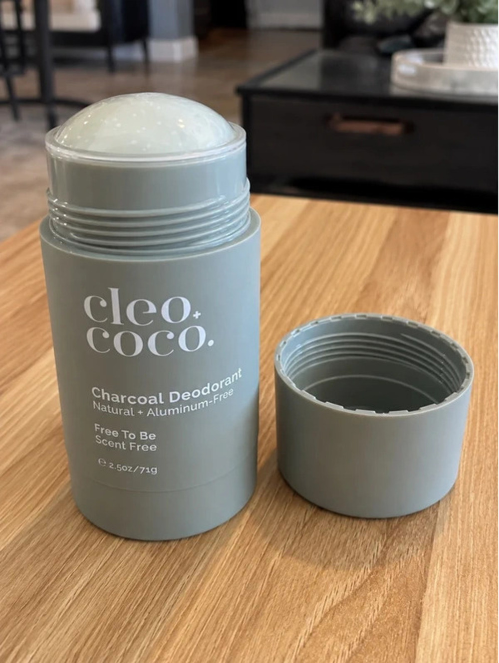 Cleococo Charcoal Deodorant - Aluminum Free Scent Free